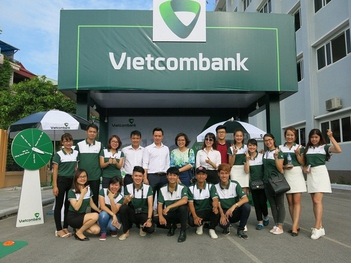 May Ao Thun Ngan Hang Vietcombank